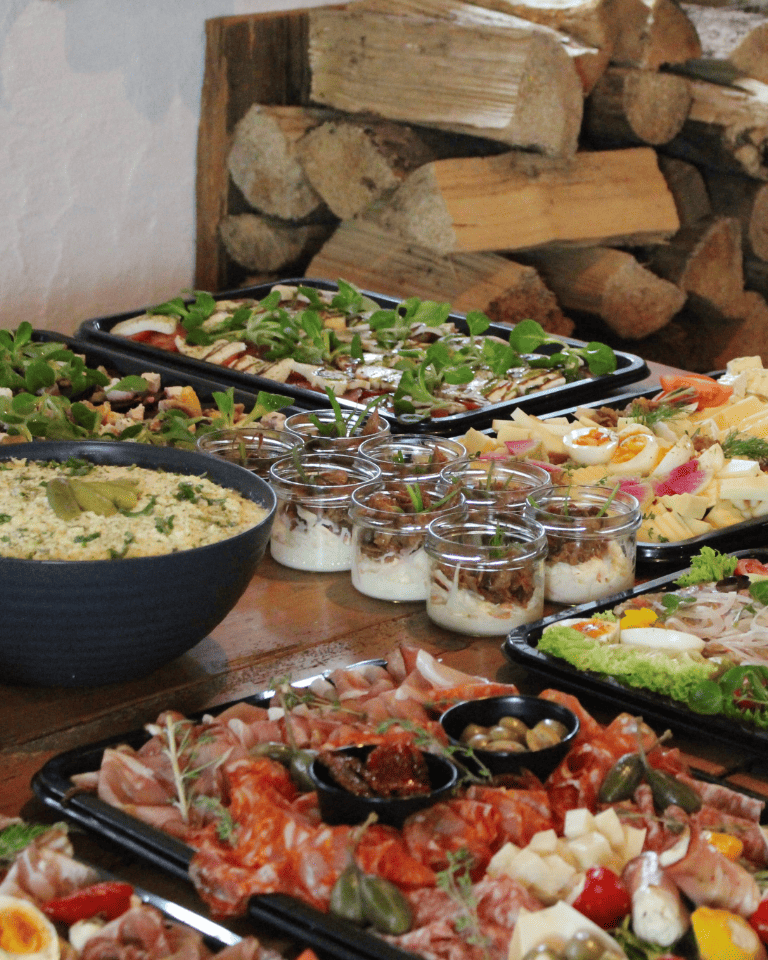 Ein mediterranes Buffet Angebot vom Schwareiterhof aus Feldkirchen.